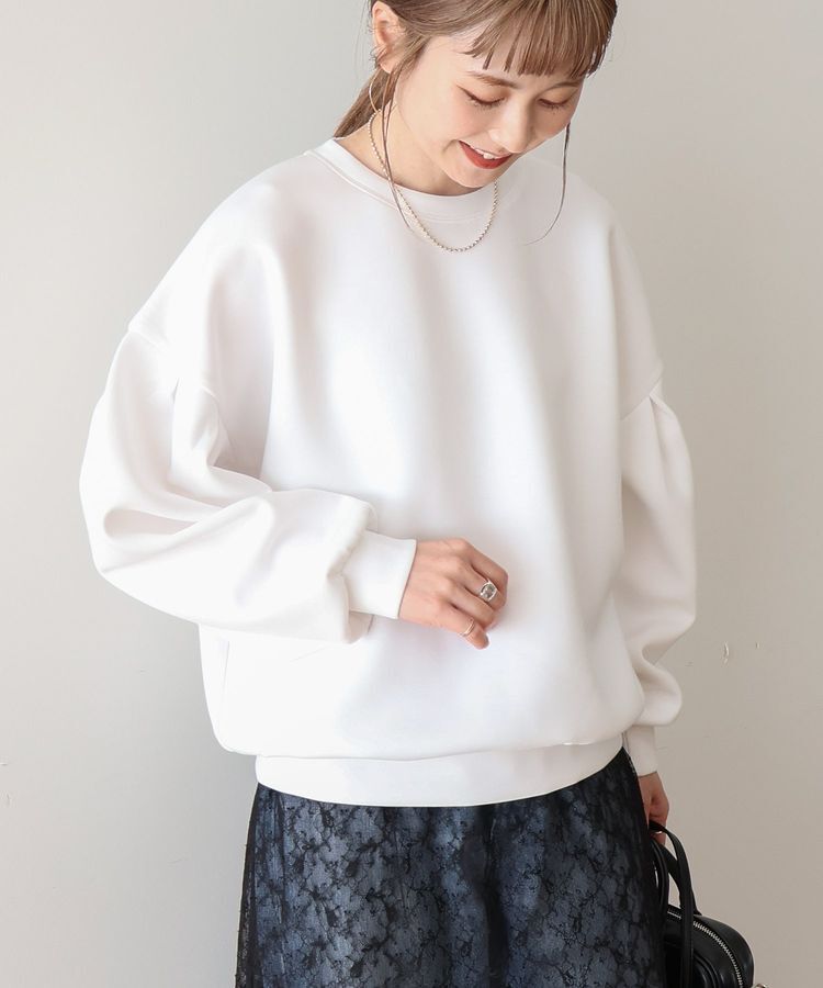 AMERICAN HOLIC「袖タックポンチプルオーバー」|スウェット・ジャージ|Off White