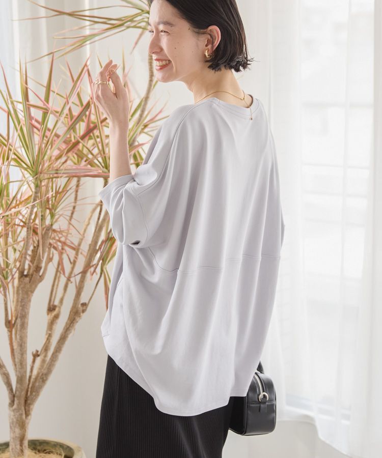 AMERICAN HOLIC「ポンチコクーンカットプルオーバー」|Tシャツ・カットソー|Light Gray