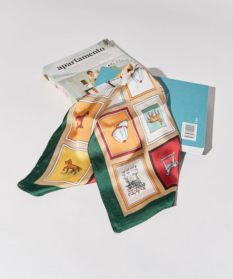 AMERICAN HOLIC「アソート柄スカーフ」|バンダナ・スカーフ|Green