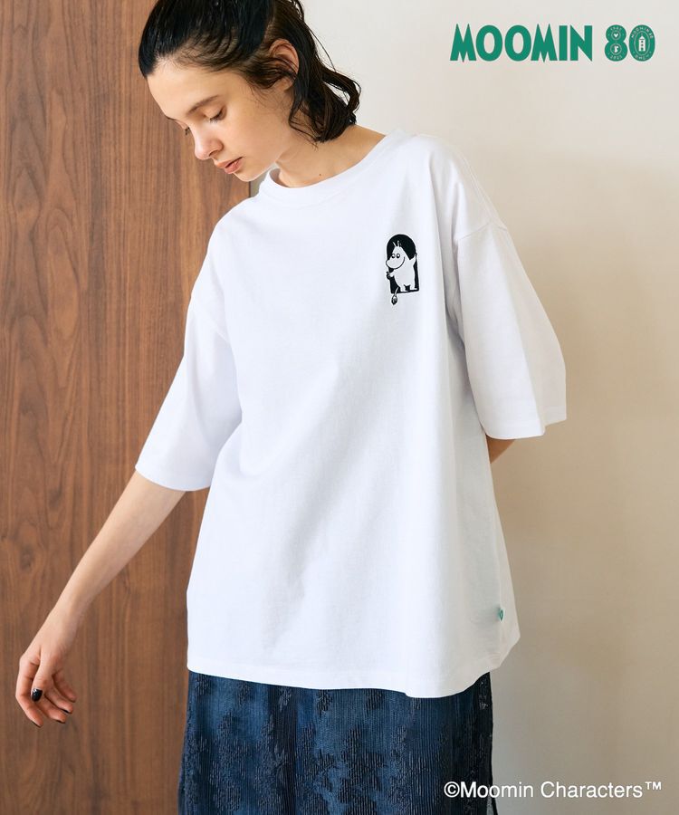 AMERICAN HOLIC「【WEB限定】80周年/Moomin刺繍Tシャツ」|Tシャツ・カットソー|