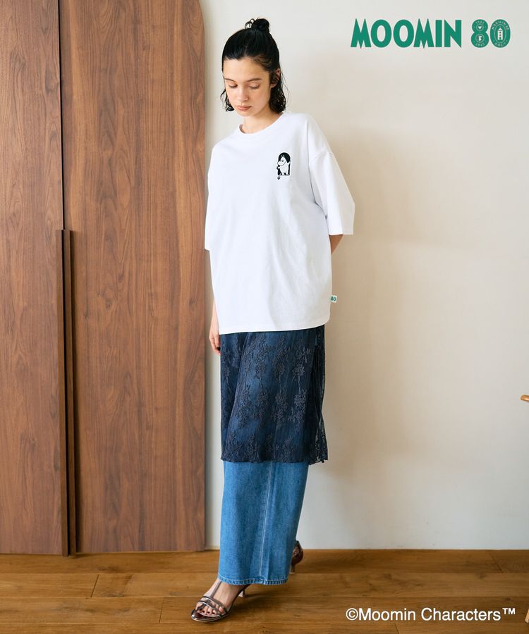 AMERICAN HOLIC「【WEB限定】80周年/Moomin刺繍Tシャツ」|Tシャツ・カットソー|