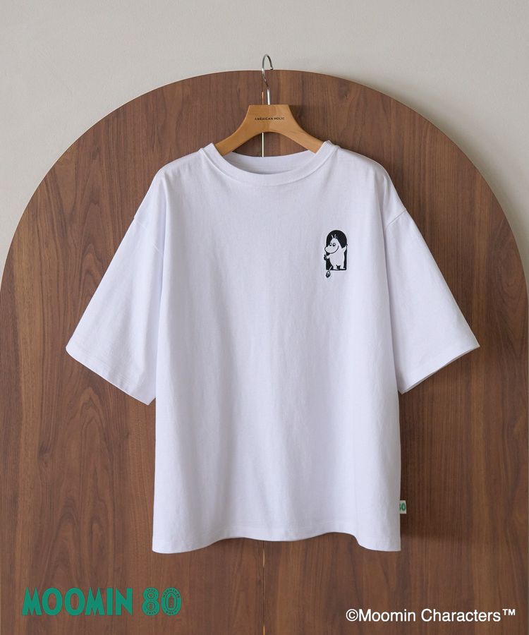 AMERICAN HOLIC「【WEB限定】80周年/Moomin刺繍Tシャツ」|Tシャツ・カットソー|