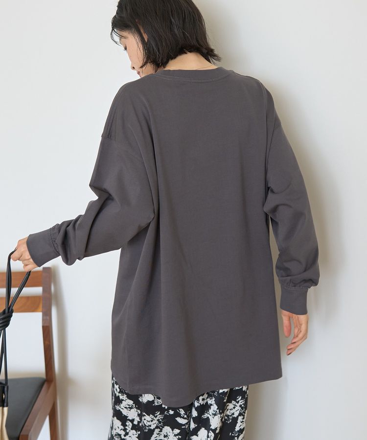 AMERICAN HOLIC「コットンロング丈プルオーバー/チュニック」|Tシャツ・カットソー|