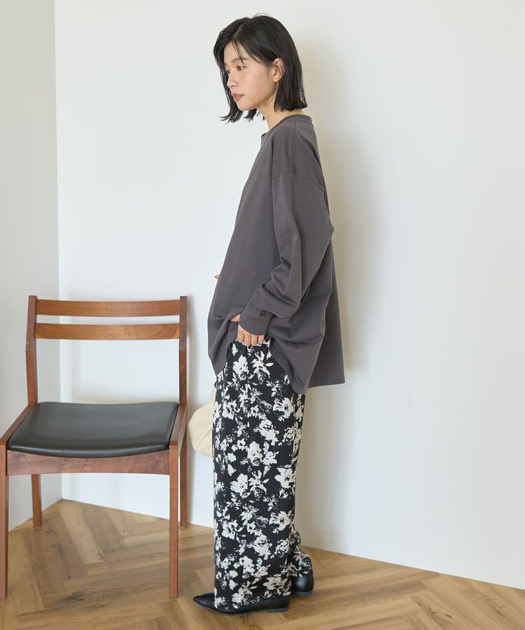 AMERICAN HOLIC「コットンロング丈プルオーバー/チュニック」|Tシャツ・カットソー|