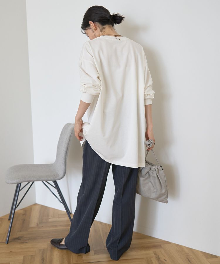 AMERICAN HOLIC「コットンロング丈プルオーバー/チュニック」|Tシャツ・カットソー|