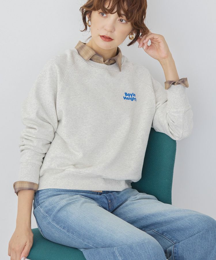 AMERICAN HOLIC「サガラ刺繍裏毛プルオーバー」|Tシャツ・カットソー|