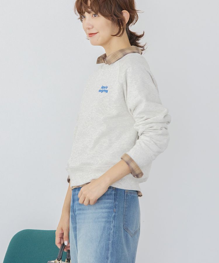 AMERICAN HOLIC「サガラ刺繍裏毛プルオーバー」|Tシャツ・カットソー|