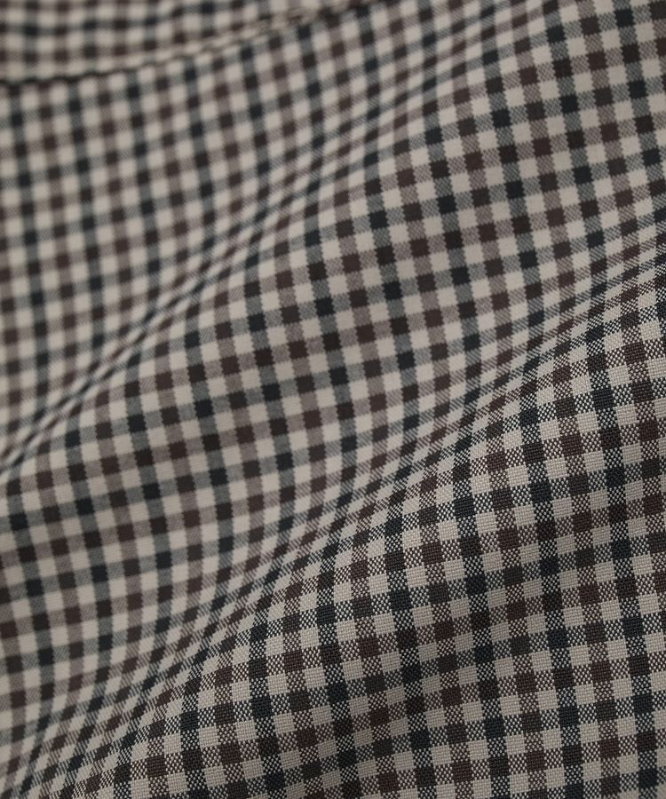 AMERICAN HOLIC「クロップド丈バックタックチェックシャツ」|シャツ・ブラウス|