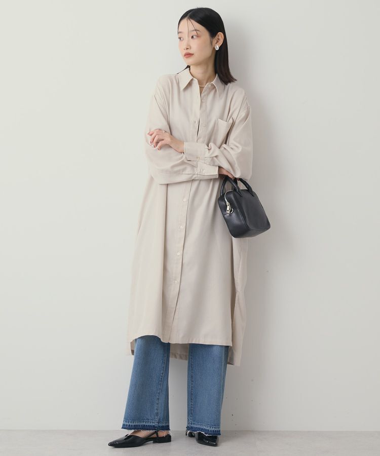 AMERICAN HOLIC「T/Rカルゼロングシャツワンピース」|ワンピース|