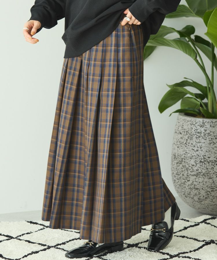 AMERICAN HOLIC「T/Rタータンチェックプリーツスカート」|スカート|