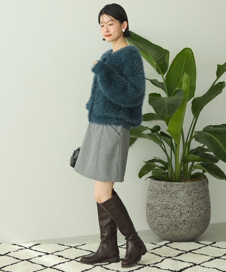 AMERICAN HOLIC「メルトン風タイトミニスカート」|スカート|