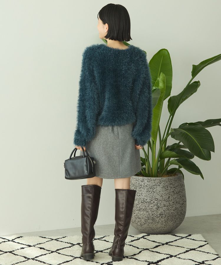 AMERICAN HOLIC「メルトン風タイトミニスカート」|スカート|