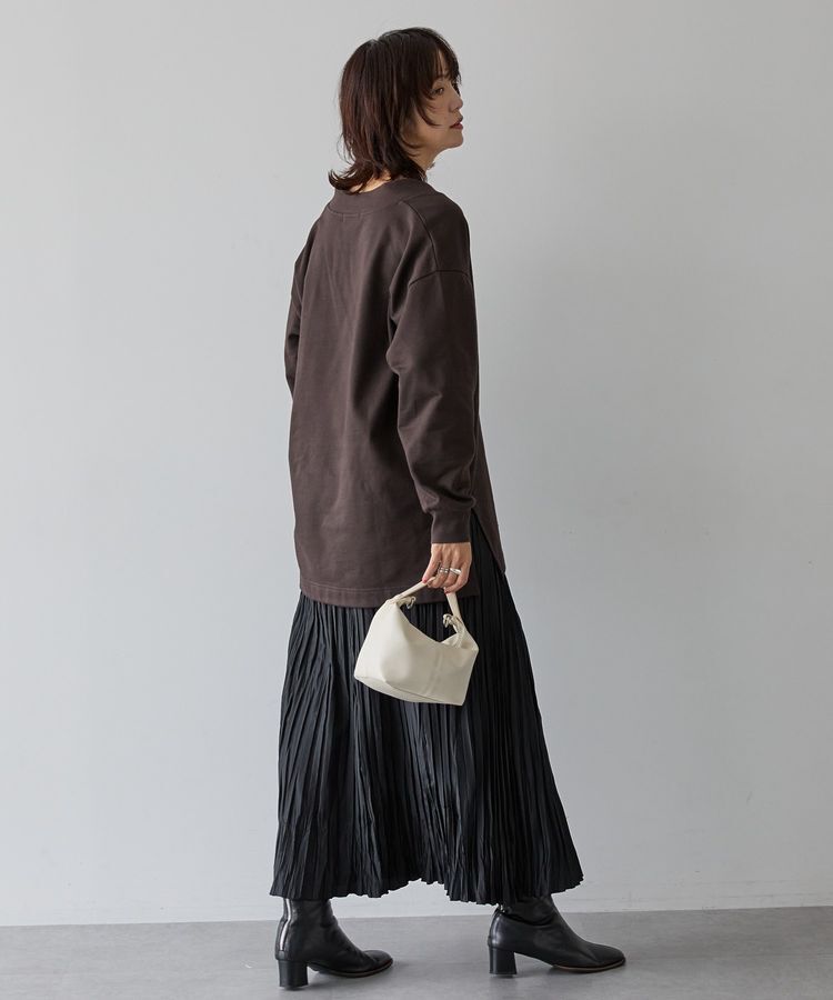 AMERICAN HOLIC「Vネックサイドスリットロングスウェットプルオーバー/チュニック」|スウェット・ジャージ|