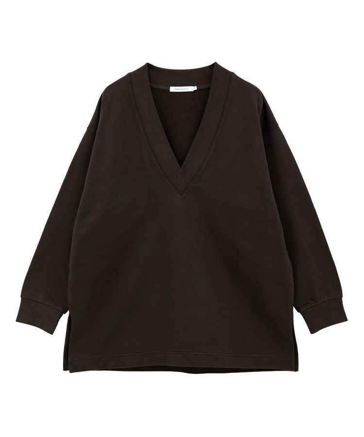 AMERICAN HOLIC「Vネックサイドスリットロングスウェットプルオーバー/チュニック」|スウェット・ジャージ|