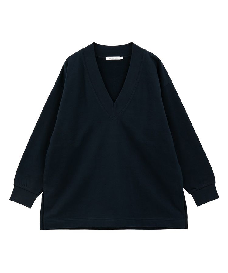 AMERICAN HOLIC「Vネックサイドスリットロングスウェットプルオーバー/チュニック」|スウェット・ジャージ|