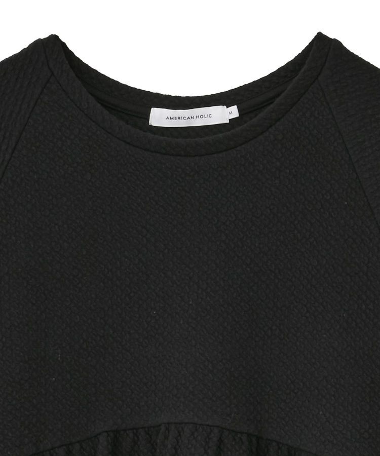AMERICAN HOLIC「フクレジャガードペプラムプルオーバー」|Tシャツ・カットソー|