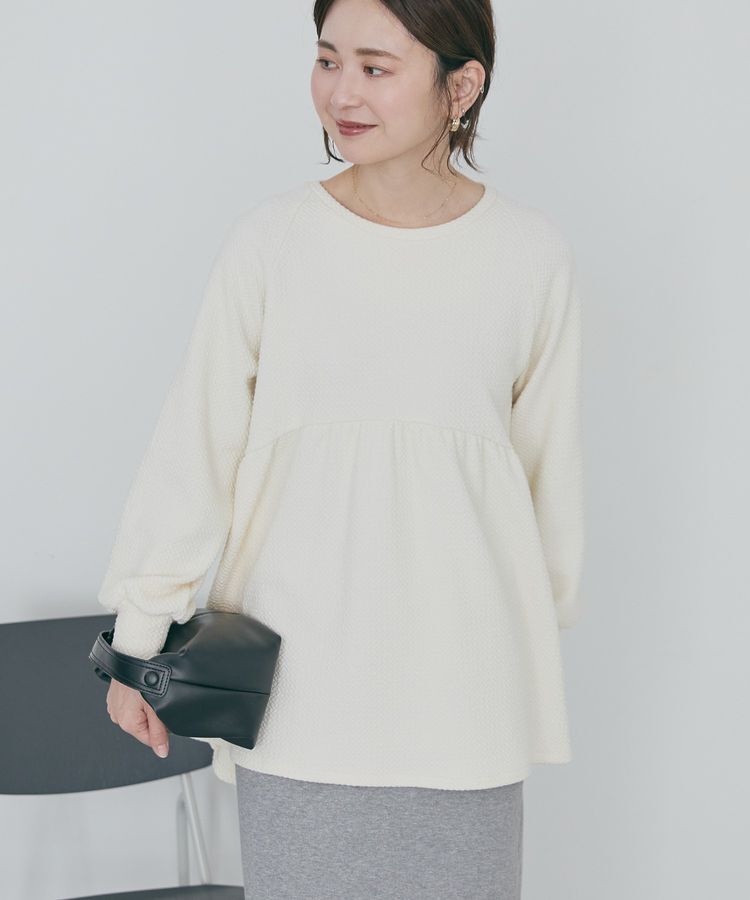 AMERICAN HOLIC「フクレジャガードペプラムプルオーバー」|Tシャツ・カットソー|