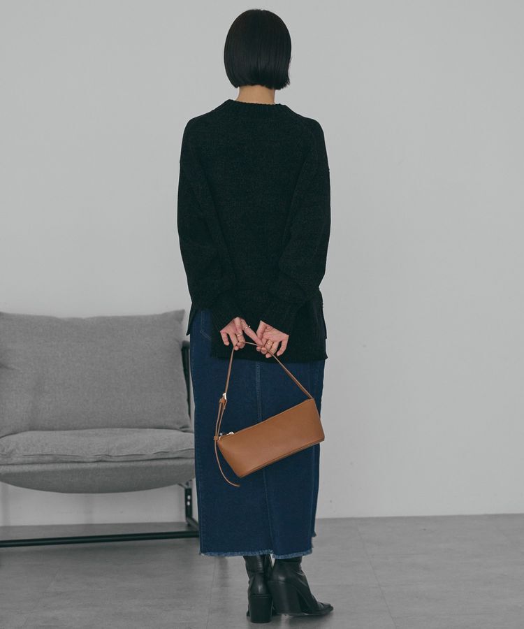 AMERICAN HOLIC「ベロアモールニットプルオーバー」|ニット・セーター|