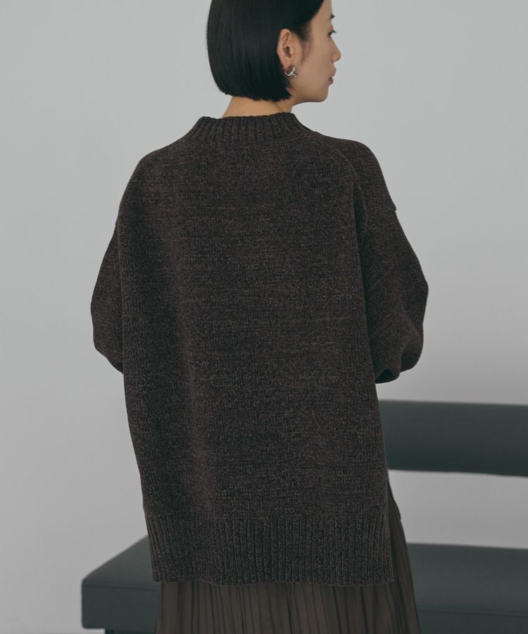 AMERICAN HOLIC「ベロアモールニットプルオーバー」|ニット・セーター|