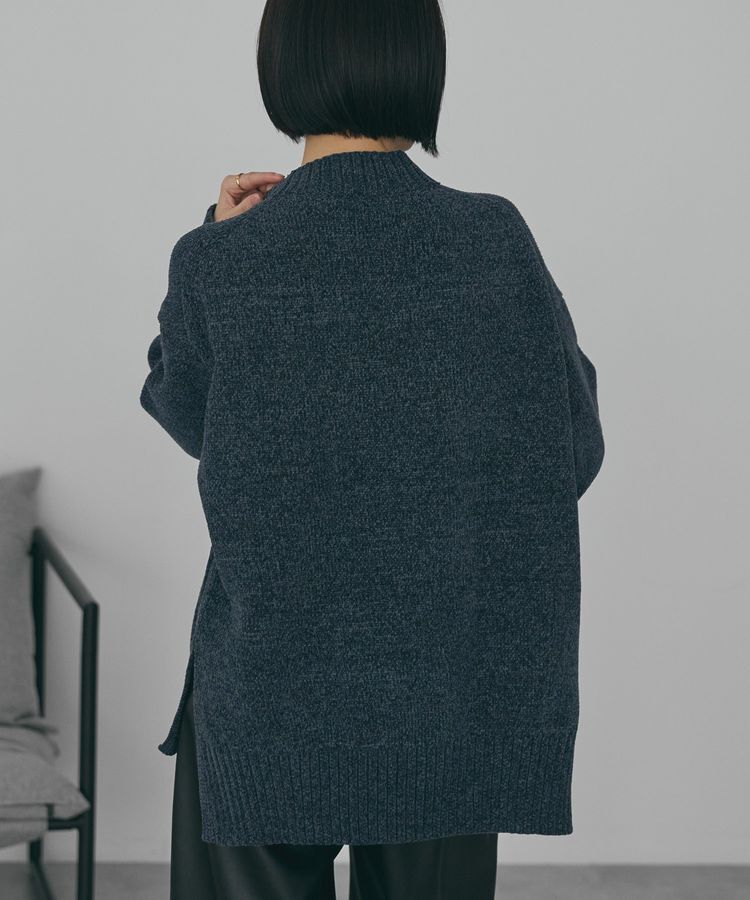 AMERICAN HOLIC「ベロアモールニットプルオーバー」|ニット・セーター|