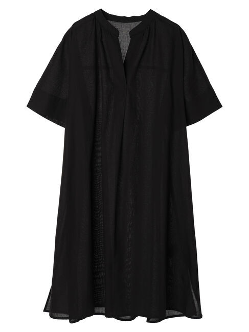 Green Parks「綿麻混スキッパーミニワンピース」|ワンピース|