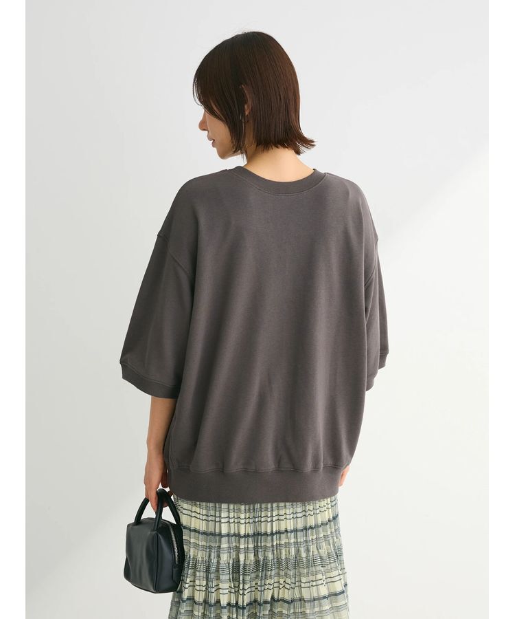 Green Parks「7分袖ロゴミニ裏毛トレTEE」|Tシャツ・カットソー|