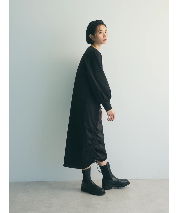 armonia「armonia.異素材シャーリングワンピース」|ワンピース|