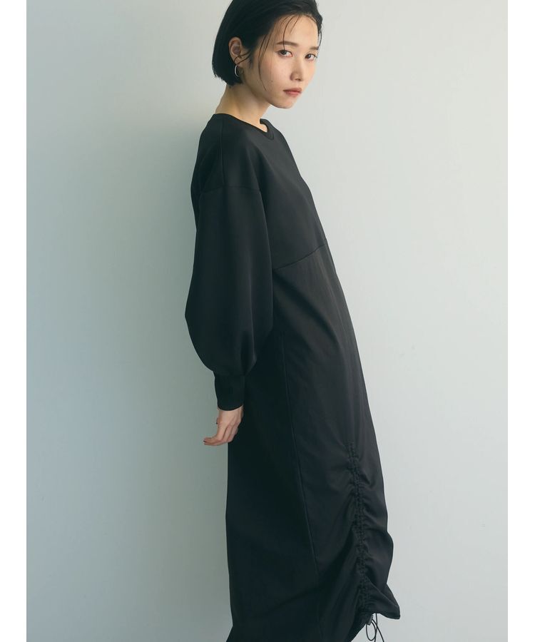 armonia「armonia.異素材シャーリングワンピース」|ワンピース|