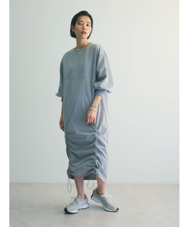 armonia「armonia.異素材シャーリングワンピース」|ワンピース|