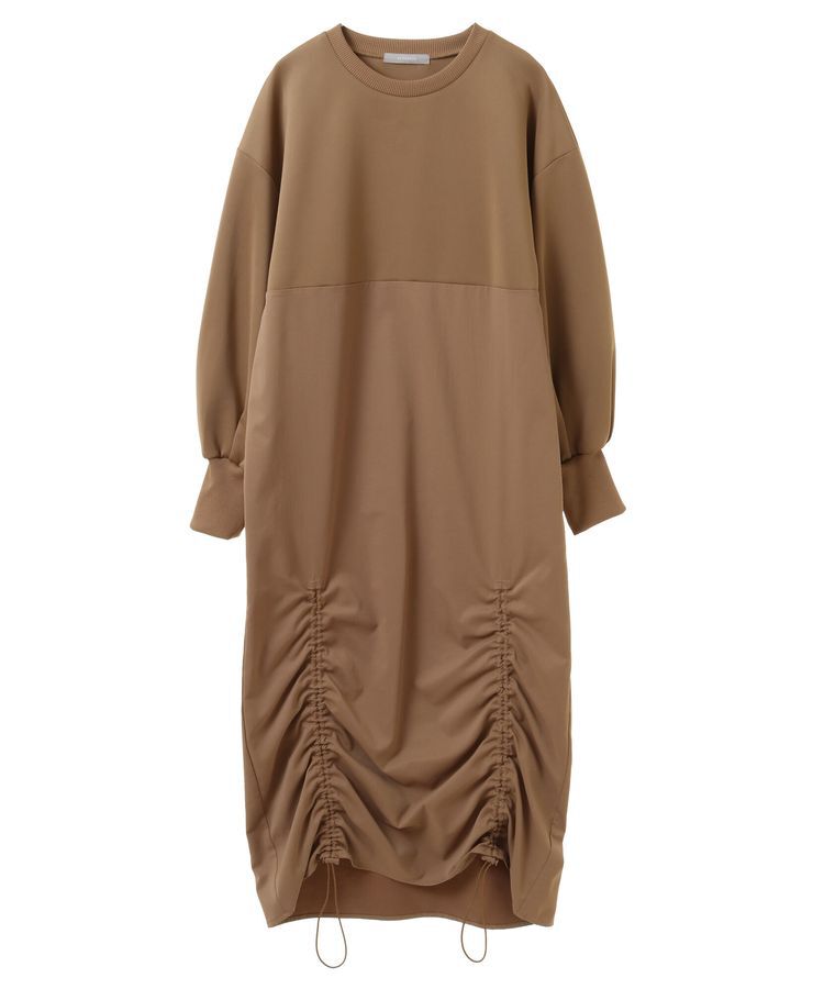 armonia「armonia.異素材シャーリングワンピース」|ワンピース|