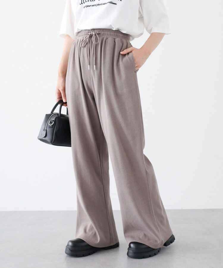 Green Parks「・swing　by　リブカットソーイージーパンツ」|その他|Gray Beige