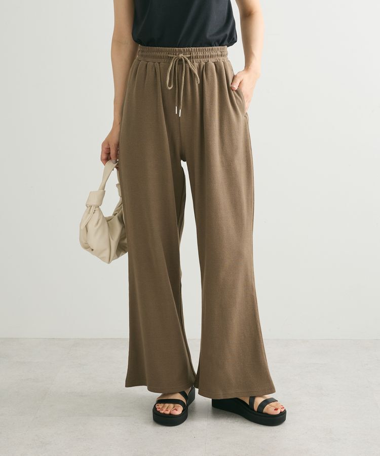 Green Parks「・swing　by　リブカットソーイージーパンツ」|その他|Khaki