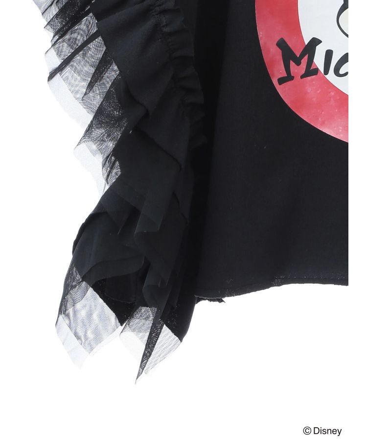 Green Parks「ミッキーマウスクラブ/袖フリルショート丈TEE」|Tシャツ・カットソー|