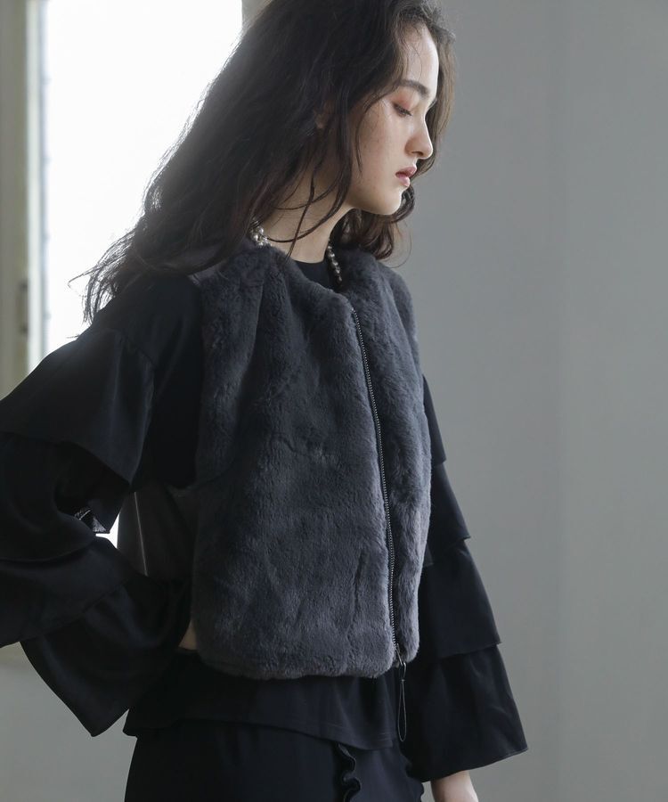 Green Parks「■ESCAR フラッフィーベスト」|ベスト・ジレ|