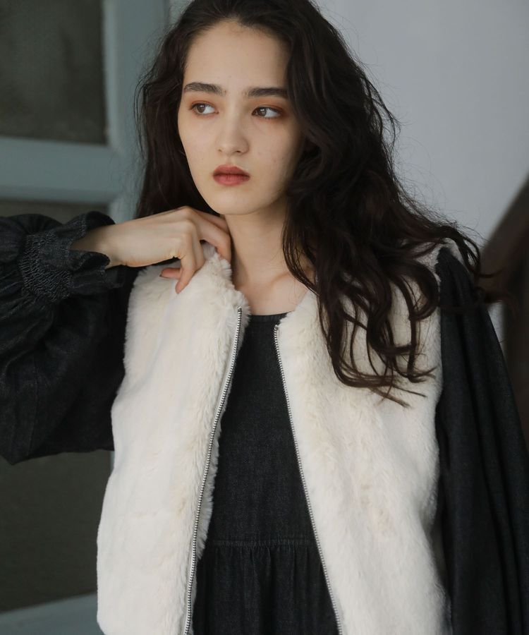 Green Parks「■ESCAR フラッフィーベスト」|ベスト・ジレ|