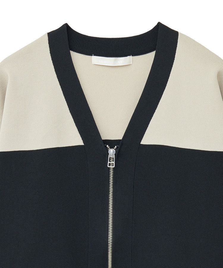 Green Parks「・furry rate かる～いニットZIPブルゾン」|カーディガン|