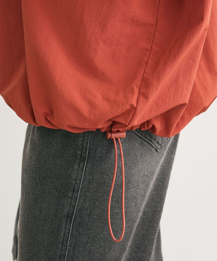 armonia「ナイロンロゴVネックプルオーバー」|チュニック|