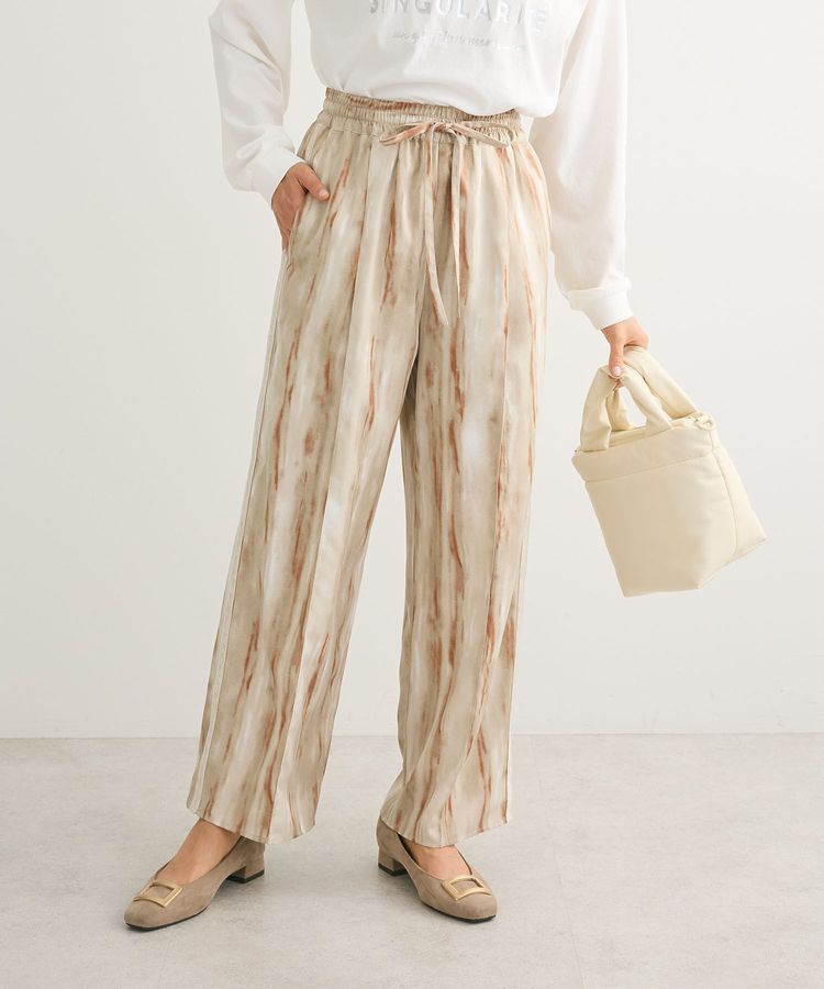 Green Parks「アソート柄サイドラインパンツ」|その他|Khaki