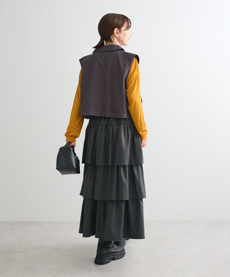 Green Parks「・ELENCARE DUE ティアードロングスカート」|スカート|