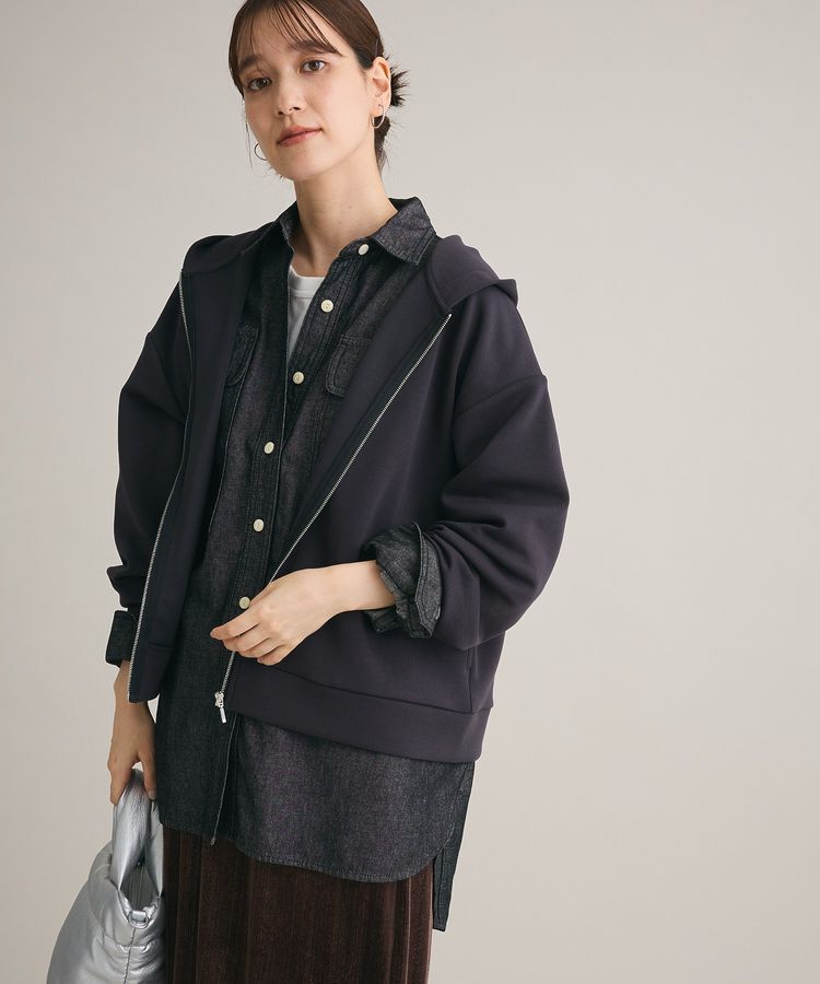 Green Parks「Soft Cushion ダンボールZipパーカー」|カーディガン|