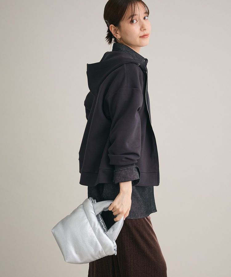 Green Parks「Soft Cushion ダンボールZipパーカー」|カーディガン|Dark Gray