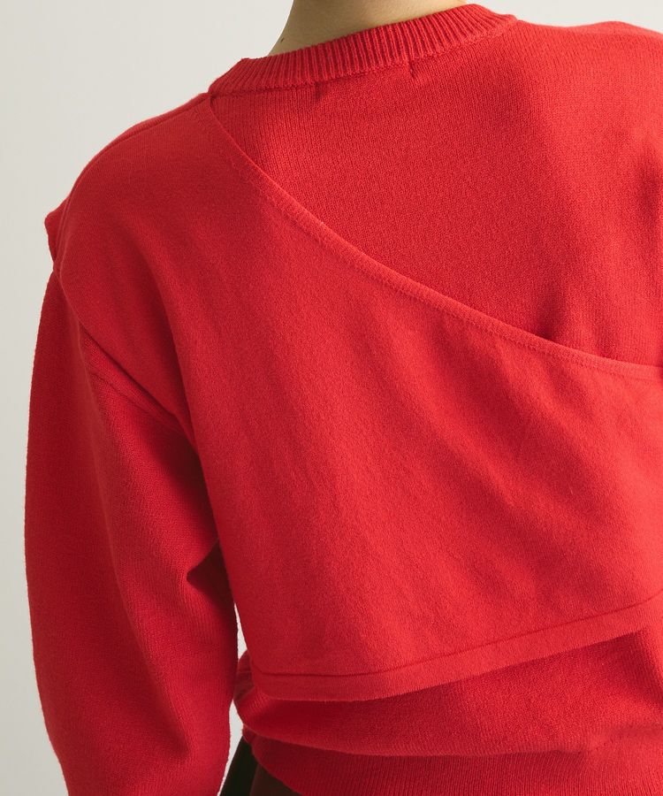 armonia「armonia.ツイストレイヤードプルオーバー」|ニット・セーター|