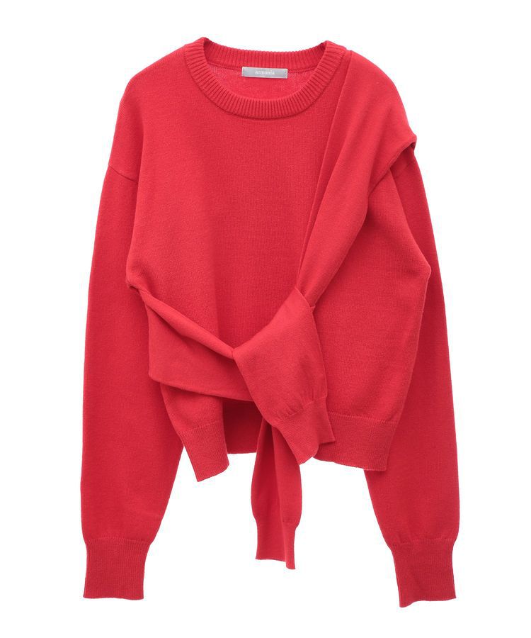 armonia「armonia.ツイストレイヤードプルオーバー」|ニット・セーター|