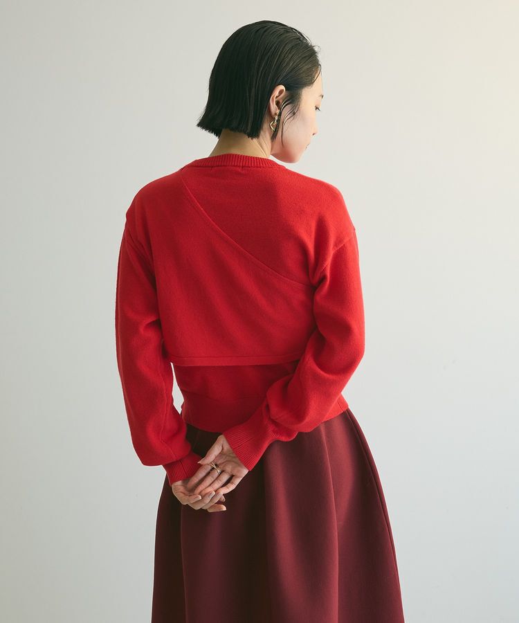 armonia「armonia.ツイストレイヤードプルオーバー」|ニット・セーター|