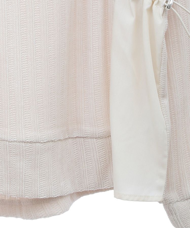 Green Parks「ベロアドッキングプルオーバー」|ニット・セーター|