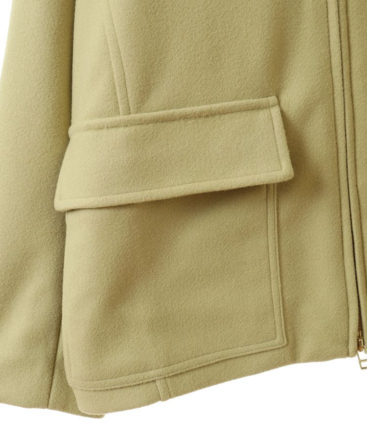 Green Parks「2WAYニットフードウールライクジャケット」|テーラードジャケット|