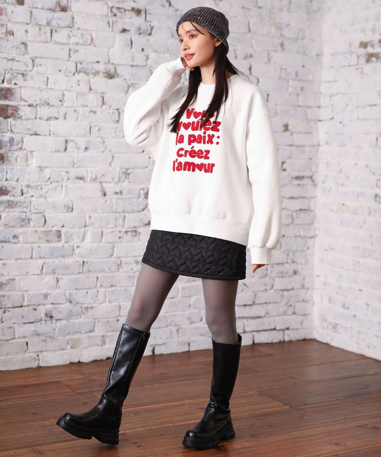 Green Parks「・DOUBLE FLAGS サガラ刺繍スウェット」|スウェット・ジャージ|