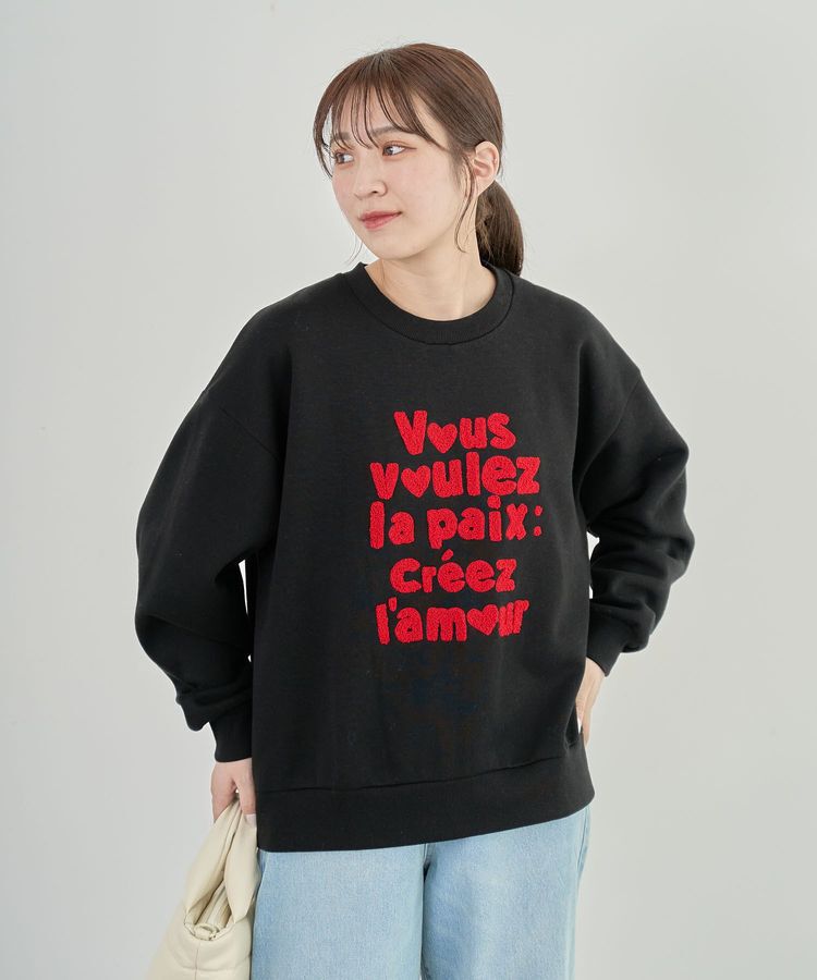 Green Parks「・DOUBLE FLAGS サガラ刺繍スウェット」|スウェット・ジャージ|