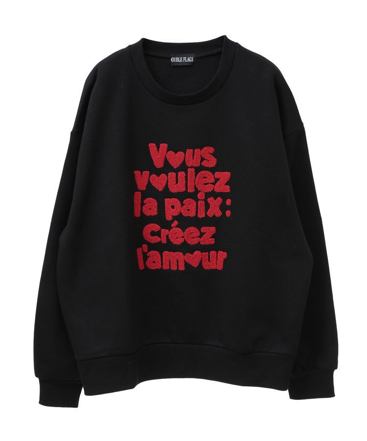 Green Parks「・DOUBLE FLAGS サガラ刺繍スウェット」|スウェット・ジャージ|