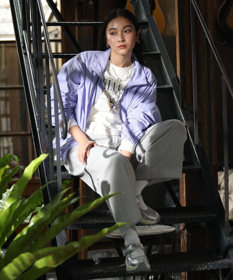 Green Parks「リメイク風ナイロンドッキングプルオーバー」|スウェット・ジャージ|